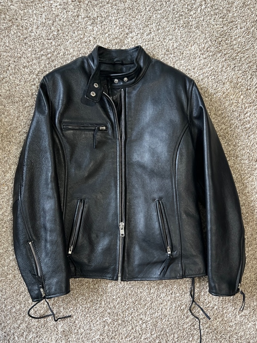 Women’s Black Leather Jacket